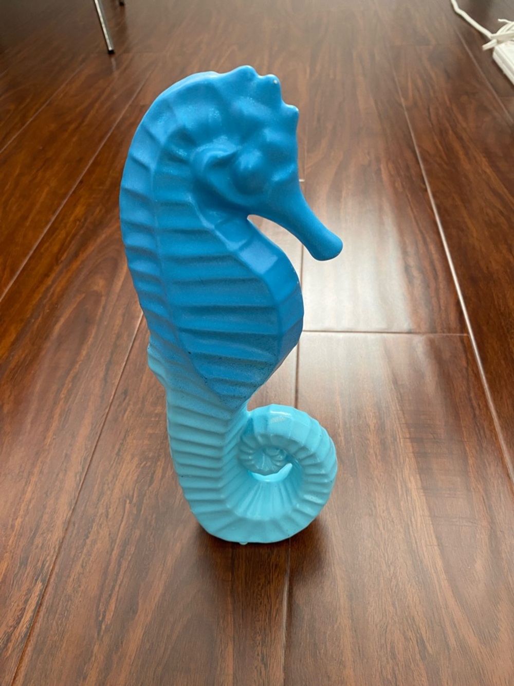 Blue Seahorse Figurine